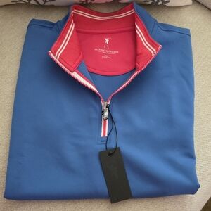 RARE NWT Fairway & Greene Tech 1/4 Zip Performance Stretch Golf Vest Men XL #H2